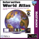 Interactive World Atlas PC CDROM software